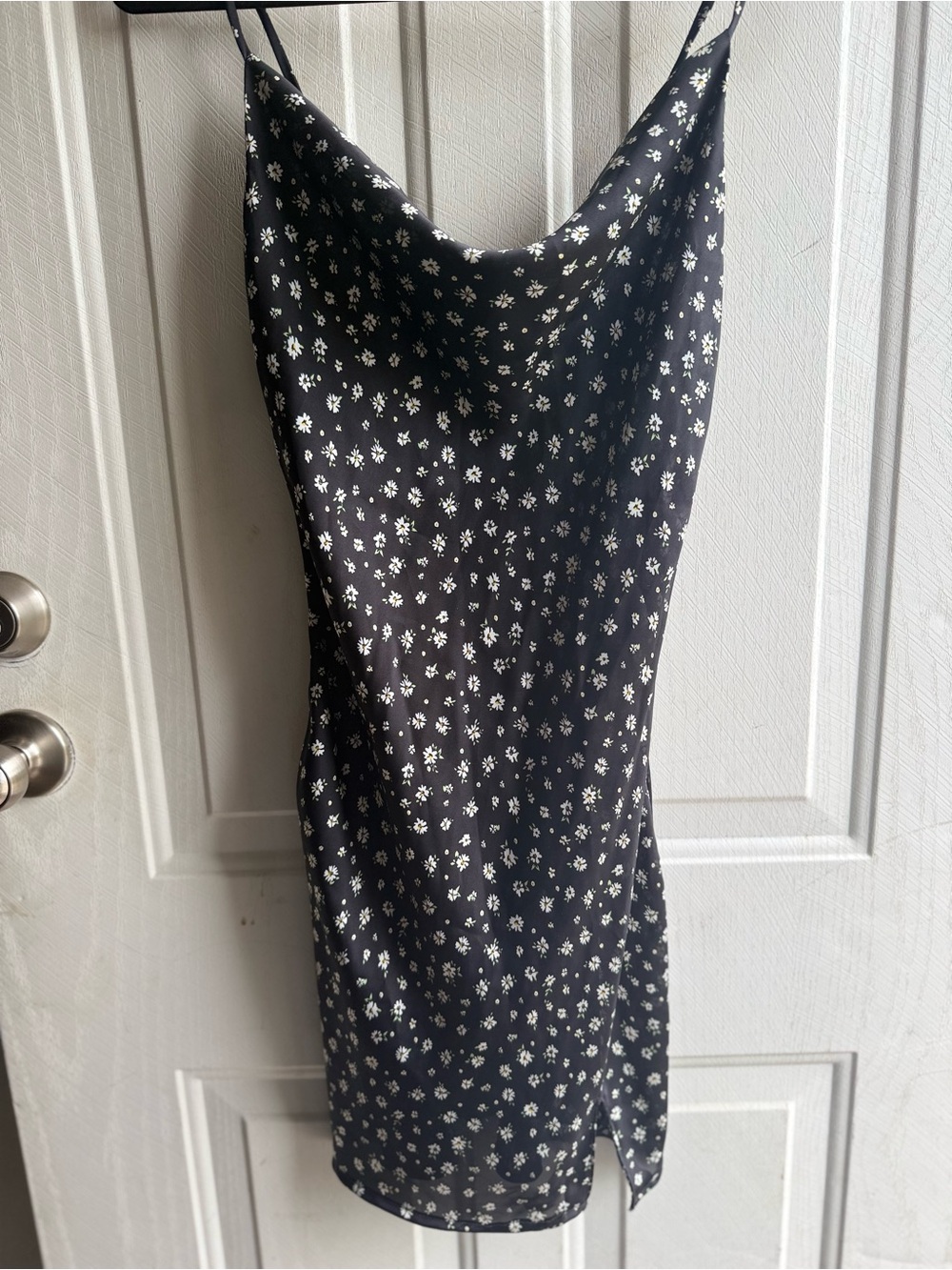 Rue21 Black Floral Midi Slip Dress